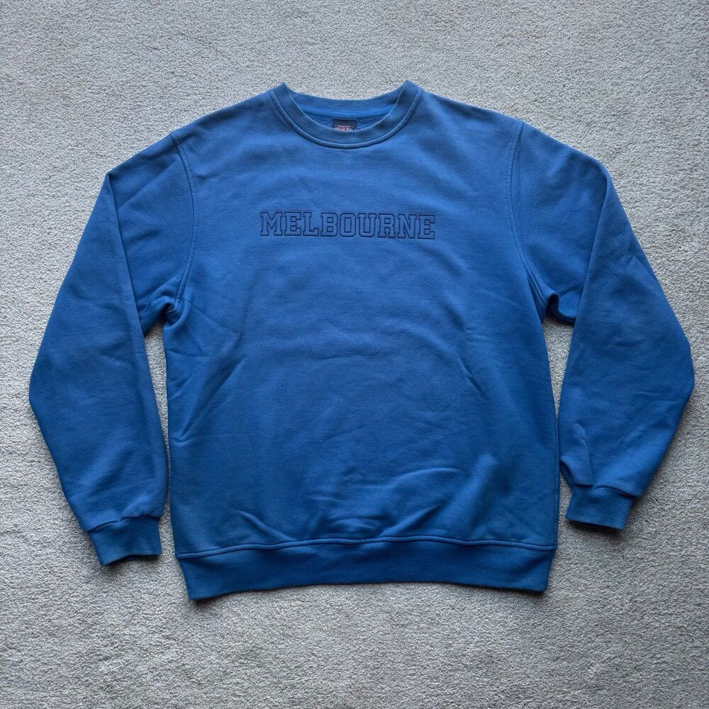 Blue Melbourne Australia Crewneck Sweatshirt